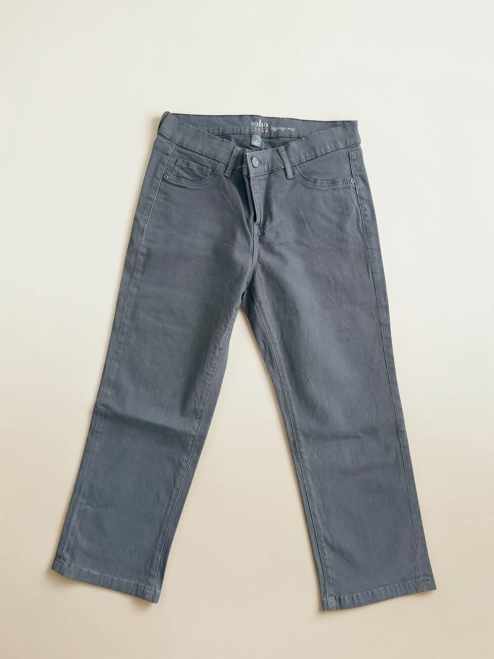 NY & CO Gray Legging Crop Jeans Size 4 Womens